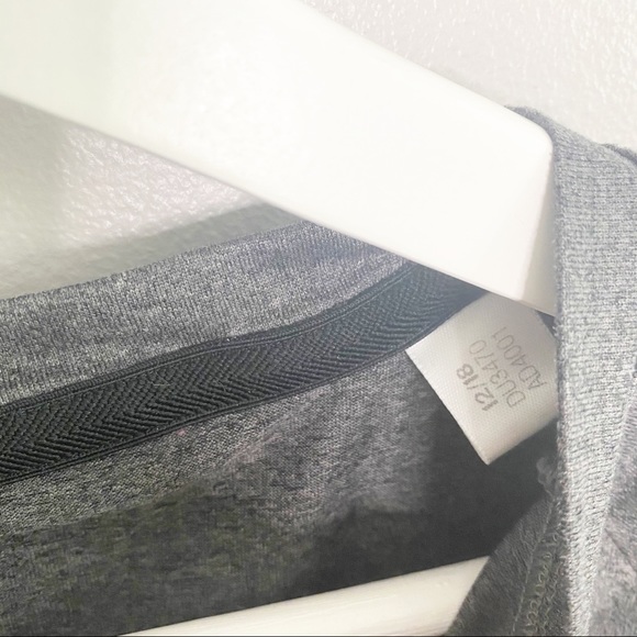 Adidas Boxy Mesh Cropped Tee in Grey and Black - Picture 6 of 8